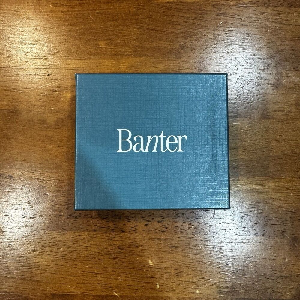 Banter By Piercing Pagoda Solid Sterling Silver Solitaire Studs Blue *Empty Bag*